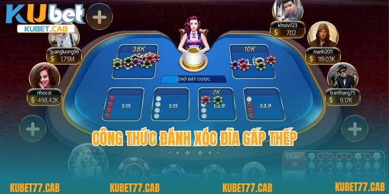 Công thức đánh xóc đĩa gấp thếp