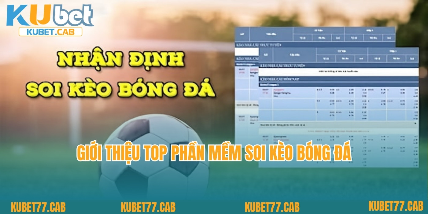 Giới thiệu top phần mềm soi kèo bóng đá